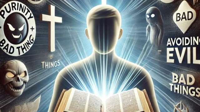 what does the bible say about watching bad things?